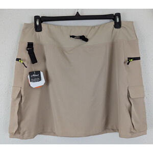 New Mivei sz 3XL Cargo athletic Mini Skirt Skort shorts underneath pull on 2091
